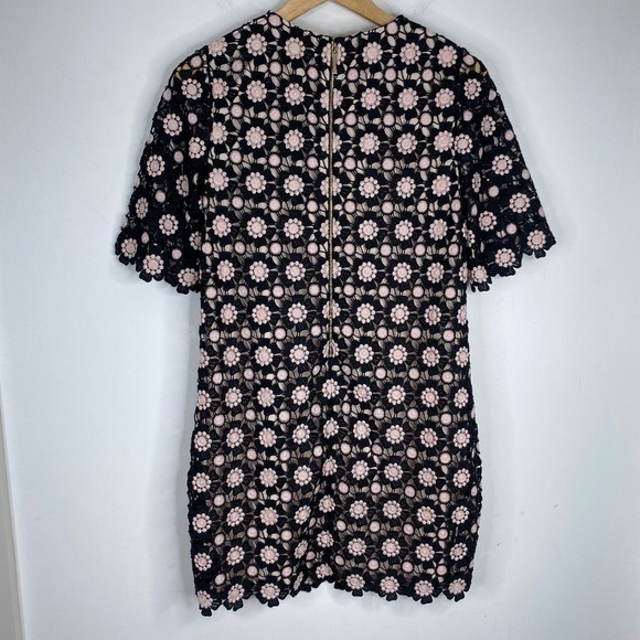 Kate Spade Dress 00 Lace Crochet Overlay Daisy Boho Preppy Holiday Formal Church - Picture 5 of 11